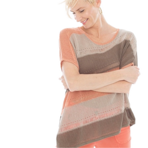 Chico’s 100% Linen short sleeve sweater